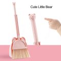Mini Broom Dustpan Children Broom Dustpan Set Children's Pretend Play Broom Dustpan Set Mini Cartoon Helper For Indoor Outdoor. 
