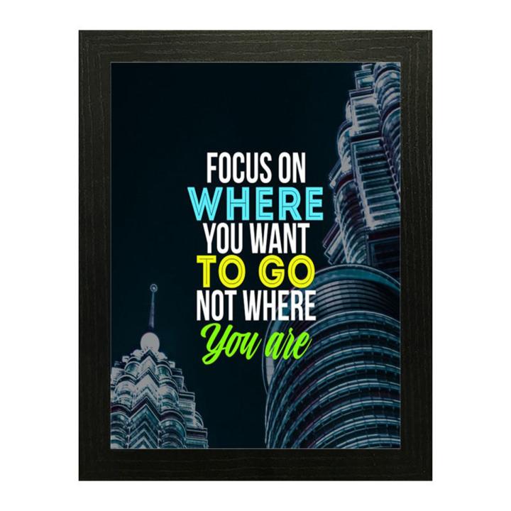 Motivational Quote Frames, Quote for Office Wall Decor – Raqeeq QF04
