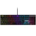 KENVER MK100 Wired Mechanical Gaming Keyboard, Backlit LED Keys,  Blue Switches Anti-Ghosting Keys Layout Backlight 13 Modes Water Resistant, Dust Resistant, 104 Comfortable Floating KeysAdjustable RGB & Breathing RGB Adjustabl for PC Gaming/Working Black. 