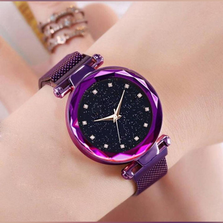 2019 New Hot Sale Magnet Buckle Watches Magnetic Lock Mesh