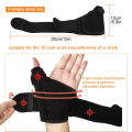 1Pcs Sport Wrist Thumb Hands Protector Support Splint Pain for Ganglion Cyst, Carpal Tunnel, Arthritis, Tendinitis, Tendinopathy. 