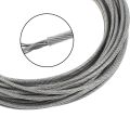 10M Stainless Steel Wire Rope Coated 2 mm Steel Rope. 