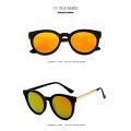 Cat Eye Women Sunglasses Fashion Female Men Retro Reflective Mirror Sunglasses. 