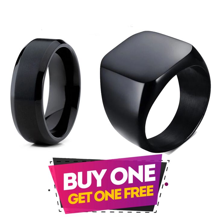 Black%20Punk%20Ring%20&%20Titanium%20Rings%20For%20Man%20&%20Woman%20-%20Image%202