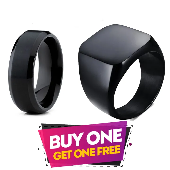Black%20Punk%20Ring%20&%20Titanium%20Rings%20For%20Man%20&%20Woman%20-%20Image%202