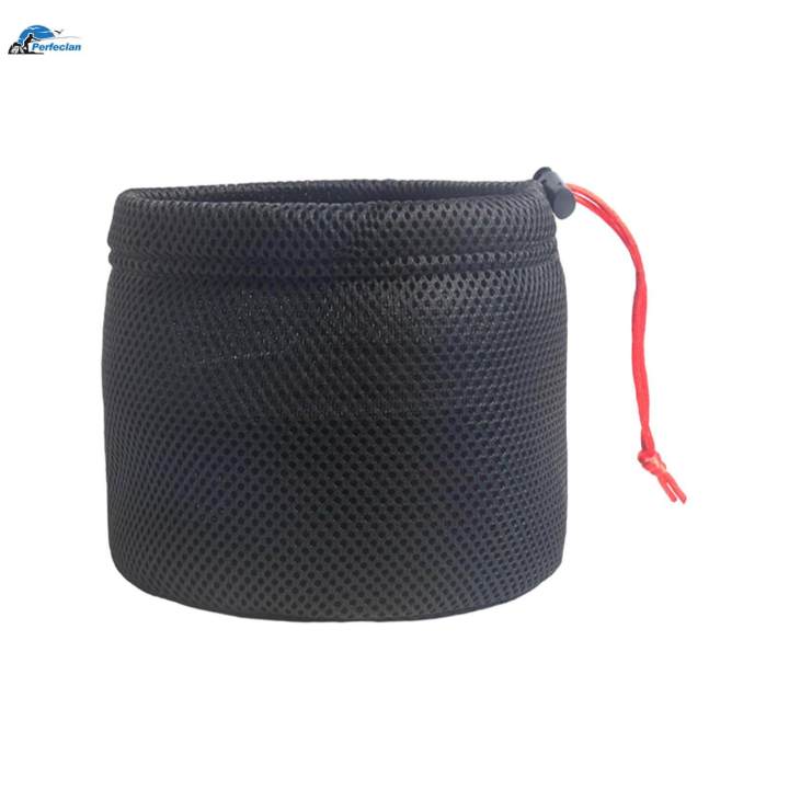 Camping Cooking Pot Bag Drawstring Mesh Cloth Multifunctional Camping Cookware Bag for 17cmx17cm