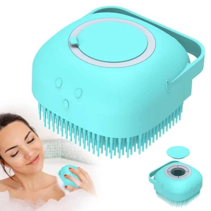 Silicon%20Bath%20Body%20Brush%20%7C%20Body%20Scrub%20Sponges%20With%20Soap%20Dispenser%20Bath%20Brush%20%7C%202%20in%201%20Soft%20Bath%20Sponge%20Shower%20Brush%20for%20Man,%20Women%20-%20Image%202