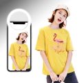 Selfie Ring Light HONGDAYI Clip-on Selfie Light for Phone Camera 3-Level Brightness Mini LED Ring Light for Phone, Laptop, Tiktok, Photography, Video, Makeup (White). 