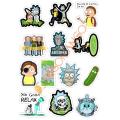 10 Pcs Rick and Morty Cartoon Stickers Pack For Laptop, Desk Notebook Mobile covers DIY Stickers - JangoMango Store. 