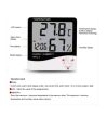 Digital Room LCD Thermometer Electronic Temperature Humidity Meter. 