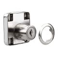 Pack of 4 Drawer Lock, Furniture Desk Cabinet Lock,  Desk Drawer Lock Box Lock for Home & Office With 2 Keys. 
