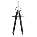 Geometry Set with Lock, Math and Precision Compass, Metal(black). 