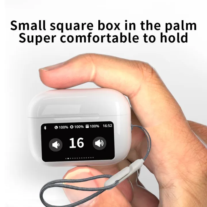 A9%20PRO%20TOUCH%20SCREEN%20ANC%20WIRELESS%20HEADSET%20TWS%20NOISE%20CANCELLING%20EARBUD%20BLUETOOTH%20HEADPHONE%20-%20Image%204