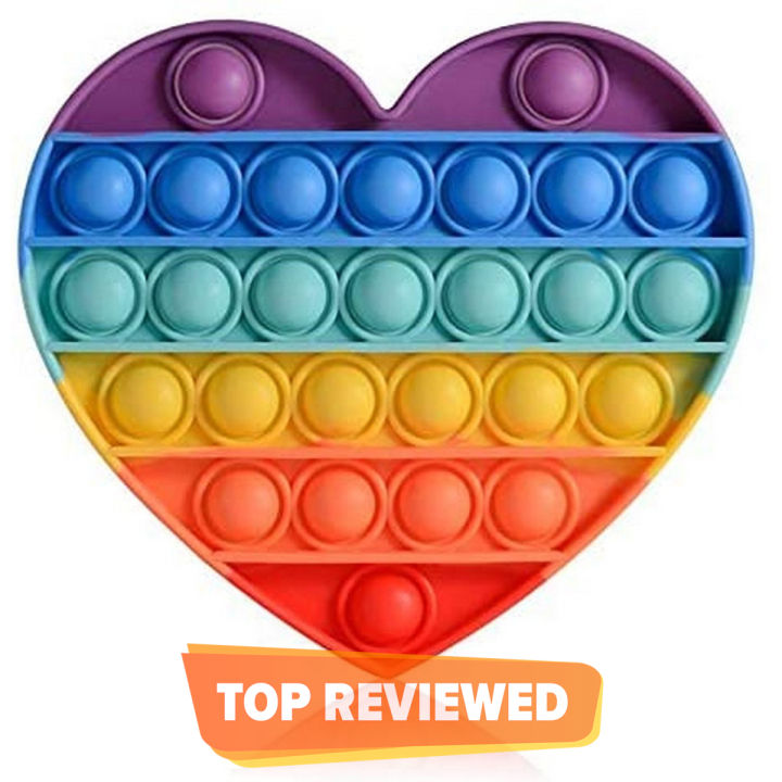 POP Toy Bubble Squeeze sun light change colour Sensory Fidget Toy Pop It Figit Toy Fidget Toys Special Needs Stress Reliever, Push Bubble Gadgets