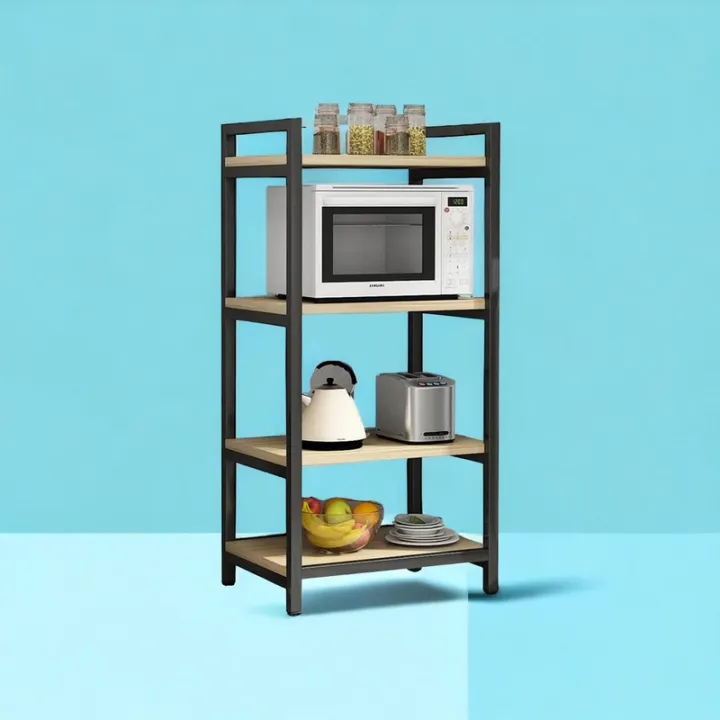4-Tier%20Kitchen%20Rack%20for%20storage%20Microwave%20Oven%20and%20Kitchen%20appliance%20Bowl%20Stand.%20Crafted%20with%20rustproof%20Metal%20&%20Laminated%20Wooden%20Sheet%20Size%2048X24X12%20inch,%20Space%20saving%20rack%20-%20Image%207