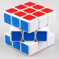 Rubiks cube 3x3 Smooth and Fast - Stickerless, Good Quality, Magic Rubix Cube-Educational Puzzle Toy - Speed Brain Game Square Colors Rubic Cube white. 