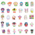 56 Cute Cartoon Clay Avatar Stickers Phone Cases Hand Ledger Computer iPad Decoration Waterproof DIY Stickers. 