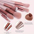 13 Pcs Makeup Brush Set Soft hair Loose Powder Eyeshadow Concealer Contour Eyeliner brush Foundation Beauty Cosmetic tools. 