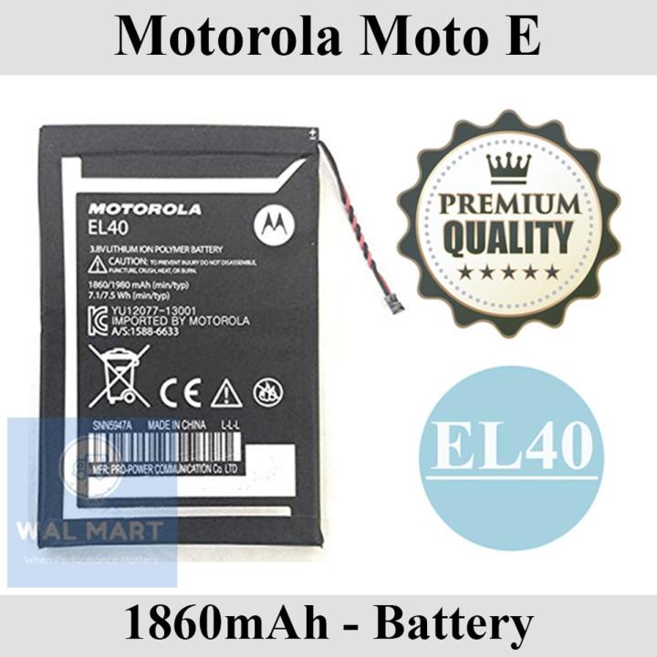 Motorola Moto E Battery EL40 Replacement Premium Quality 1860mAh For Motorola Moto E