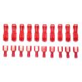 20Pcs T-Tap Splice Wire Connector Insulated Spade Electrical Crimp Terminals Kit Encounter. 