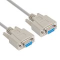 DB9 Female to DB9 Female Serial Cable / DB9 Serial Cable Female to Female 9 Pin Straight Through 8 Inch Length Genuine Branded. 