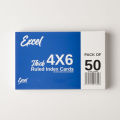 Ruled Flash Cards - Index Cards - Memo Cards Excel 6x4 Inches Ruled. 