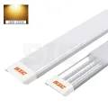 SIC Modern Indoor Lighting Linear LED SMD Surface Mounted Flat Batten Slim Ceiling High Brightness 4ft LED Tube Light 60W Lighting Lamps 0.9 Power Factor Day Light 6000k. 