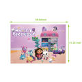 Gabby Dollhouse Party Decorations Balloons Cat Theme Set Supply Happy Birthday Decor Gabbys Doll house Figure Toys for Children. 