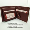 CUSTOMIZE NAME AND PICTURE ENGRAVED WALLET WITH BOX PACKING. 