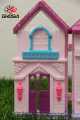 Big Doll House With Furniture For Girls Pink & Purple Color-20832. 