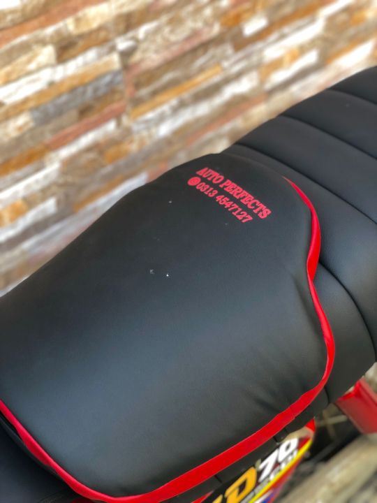 Bike Seat Cushion (Autoperfects)  / Motorcycle Seat Cover / Motor Bike Long Route Cushion Long Travel Seat Comfortable (Molty Foam 1inch)