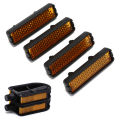 4pcs/set bicycle pedal reflector safety night cycling reflective bike accessory. 