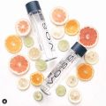 Voss Sparkling Water Glass Bottle, 375 ml. 