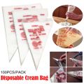 Disposable Large Piping Bag 100 Pcs Pack Size 13.5 Inch. 