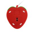 Wired Cute Mouse Cartoon Strawberry Creative Ergonomic Mini 3D Mause USB Optical 800 DPI Computer Mice Girl Gifts For Laptop PC. 