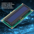 5x 1602 16x2 Character LCD LCM Display Module for Controller Blue Backlight. 