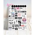 Bts kpop sticker sheet uncut. 