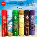 Air Freshener Red Rose | Ocean Breeze | Jasmnine | Aseel | Gold Allure Pack of 6 300ml Big Bottle House Care Room Spray Imported High Quality Deal Offer Fresh Scent Fragrance | Wash Room Bath Room Easy to use | Office Room | Car Air Freshener | Hotel Room. 