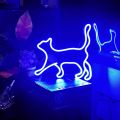 Neon LED Light Cat shape Sign decoration light beautiful design for home and gifting item. 