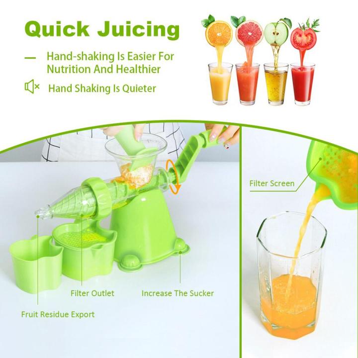 Handy Juice and Ice Cream Machine Multi Functional Manual Juicer