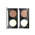 Double Colors Face Makeup Powder Pressed Powder Contour Bronzer Highlight Palette Set Grooming Pressed Powder,3D face concealer. 