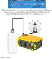 New A2000 Mini Projector 320X240 Pixels 800 Lumens Portable Led Home Multimedia Video Player Built-In Speaker. 