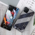 For Samsung Galaxy M12 case Explorer Version Theme Case Tempered Glass Protector Back Cover for Samsung M12 Clear Circuit Board Design Full Coverage Phone cases. 