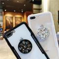for iPhone 6 6s plus 7 8 plus X  case with gifts crystal pop socket holder and neck lanyard strap. 