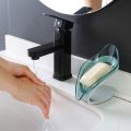 Smart soap holder very stylish and high quality leaf shape for bathroom and kitchen household essentials self adhesive soap dispenser bathroom accessories kitchen accessories leafy dish. 
