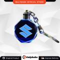 Suzuki Car Logo Crystal Keychain Crystal Gift Decoration Crafts 6 Colours Auto Change. 