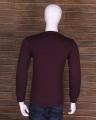 Maroon Woolen Sweat Shirts for Men - GTS-B2189. 