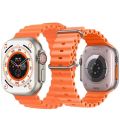 t800Ultra Smart Watch Series Bluetooth Call Smartwatch With Ocean Strap Wireless Charging Best Battery Timing. 