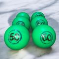 Pack of 6 Cricket Practice Anda Plastic Ball (40g, 60g, 80g, 100g). 