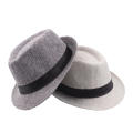 Sun Hat Jazz Panama Hat Trilby Fedora Hat Gangster Cap Beach Hat. 